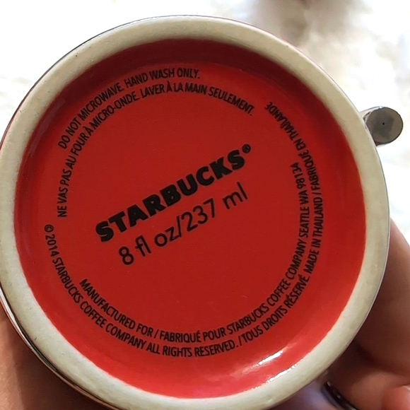 Starbucks Set of 2 Tall Espresso Holiday Mugs with Spoons - Picture 11 of 13